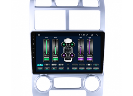 Kia Sportage CarPlay Autoradio | 2004 t/m 2010 | Zilver