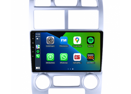 Kia Sportage CarPlay Autoradio | 2004 t/m 2010 | Zilver