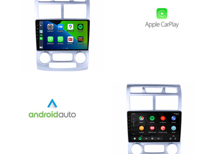 Kia Sportage CarPlay Autoradio | 2004 t/m 2010 | Zilver
