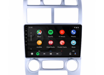 Kia Sportage CarPlay Autoradio | 2004 t/m 2010 | Zilver