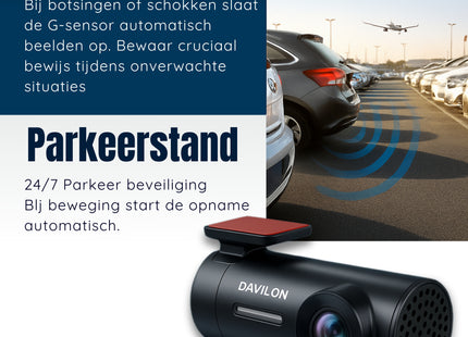 Davilon D1-PRO Dashcam | 1080P FULL HD | 2025 APP Model