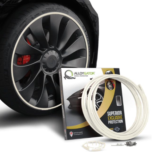Alloygator Velgbescherming | Wit | Stoeprand bescherming | Exclusive (12-24'' inch)