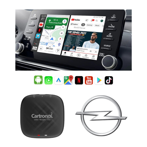 CarPlay YouTube box CTX-777 | Draadloos voor OPEL | Android 13