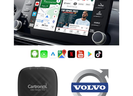 CarPlay YouTube box CTX-777 | Draadloos voor Volvo   | Android 13
