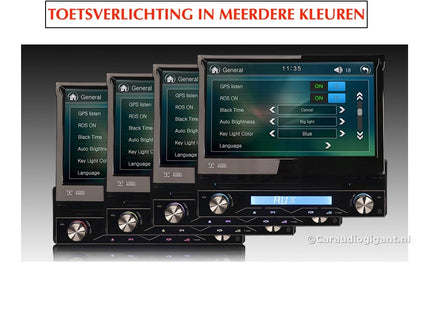 Autoradio klapscherm 1 din | CarPlay & Android Auto | Navigatie