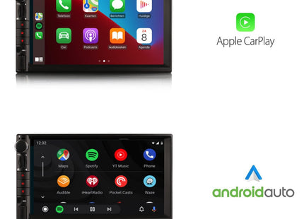 Dubbel-din autoradio | CarPlay | 4GB/64GB | Android Auto