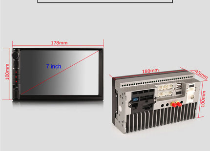 Dubbel-din autoradio | CarPlay | 4GB/64GB | Android Auto