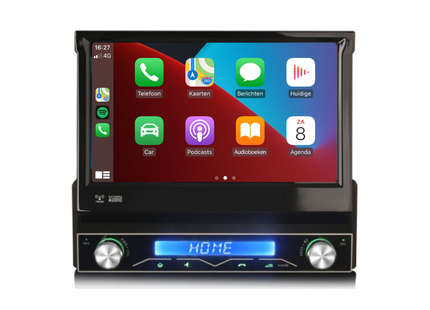 1 din carplay klapscherm | Android Auto | Android 13 | Cartronix
