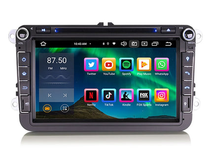 CarPlay Android 13 voor Volkswagen Amarok | 2010 t/m 2020 | 4GB | 8 INCH | Android auto