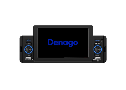 1-Din CarPlay & Android Auto | 5 INCH | Bluetooth & USB