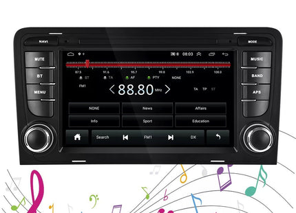 Audi A3 EU Navigatie Autoradio | Bluetooth | S3 RS3 | Android 13