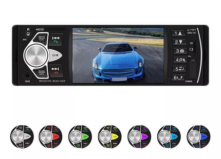 Enkel Din Autoradio met 4 INCH scherm | Bluetooth & USB