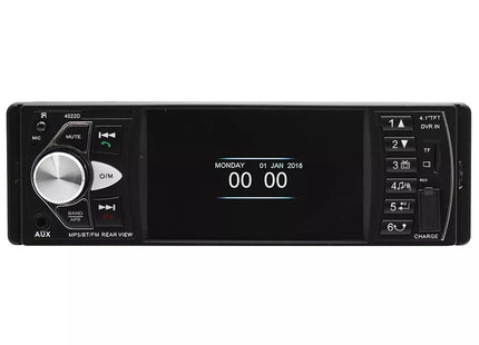 Enkel Din Autoradio met 4 INCH scherm | Bluetooth & USB