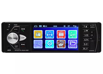 Enkel Din Autoradio met 4 INCH scherm | Bluetooth & USB