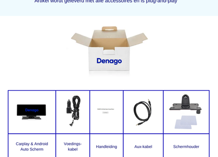 CarPlay scherm | Android Auto Scherm | 2024 model | Universeel voor elke auto