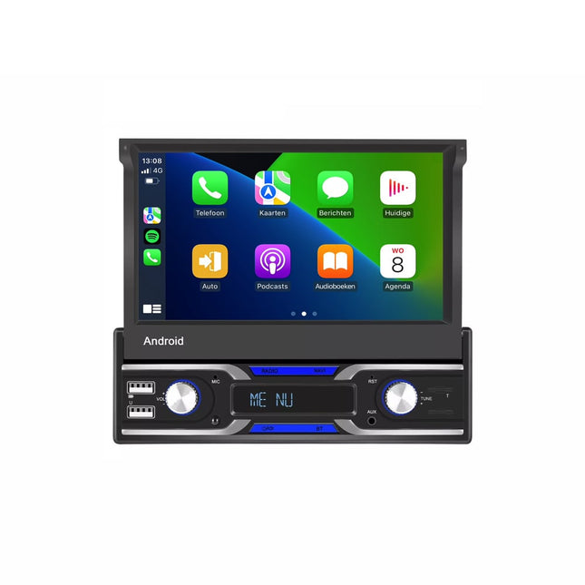 1Din Autoradio | Apple Carplay | Android Auto | USB, Aux, Bluetooth | MP5