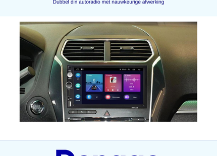 2-din autoradio CarPlay | Android 13 |  Android Auto | 64GB