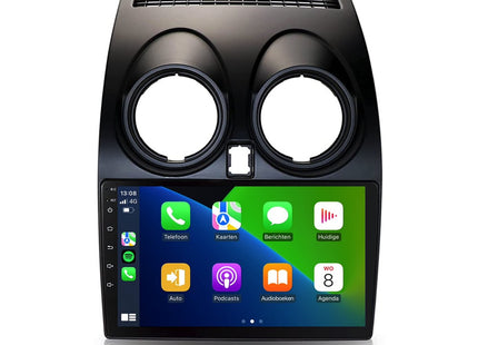 Nissan Qashqai | Android 13 | Autoradio | 2007 t/m 2013 | Carplay & Android Auto