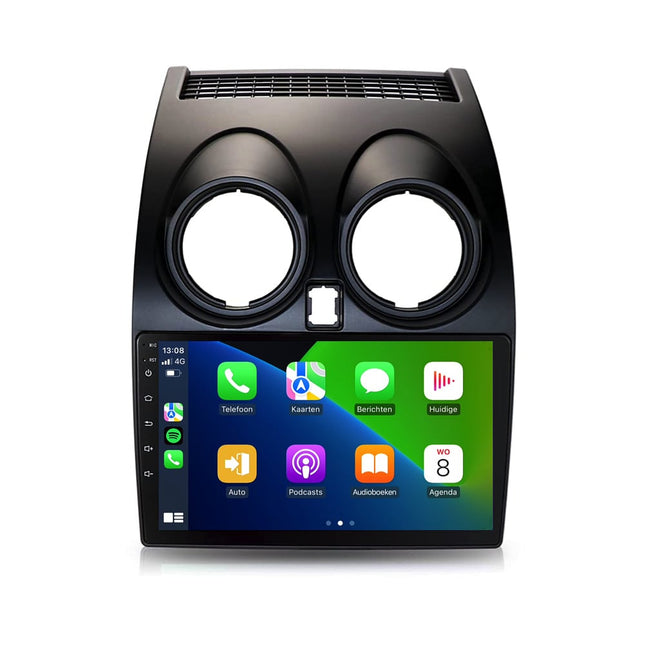 Nissan Qashqai | Android 13 | Autoradio | 2007 t/m 2013 | Carplay & Android Auto