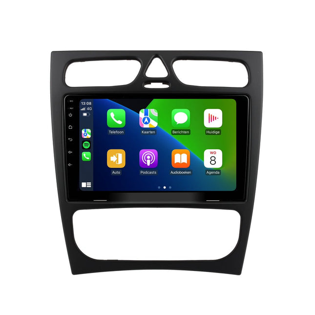 Mercedes C-Klasse W203 | Android 13 | Autoradio | 2000 t/m 2004 | CarPlay & Android Auto