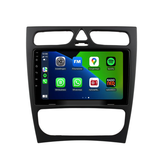 Mercedes C-Klasse W203 | Android 13 | Autoradio | 2000 t/m 2004 | CarPlay & Android Auto