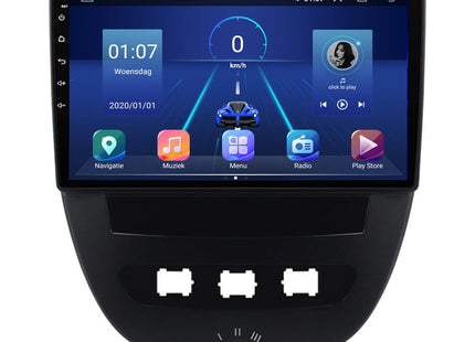 Peugeot 107 | Android 13 | Autoradio | 2004 t/m 2015 | CarPlay & Android Auto