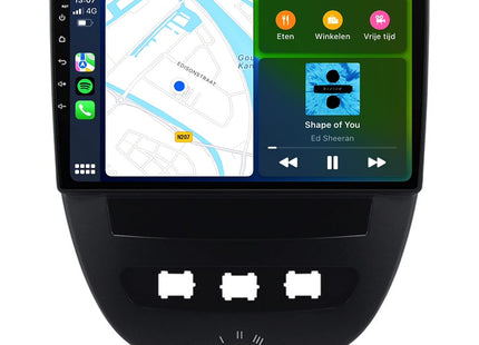 Peugeot 107 | Android 13 | Autoradio | 2004 t/m 2015 | CarPlay & Android Auto