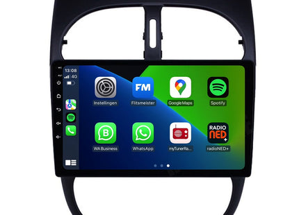 Peugeot 206 | 206 SW | 206 CC | Android 13 | Autoradio | 1998 t/m 2009 | CarPlay & Android Auto