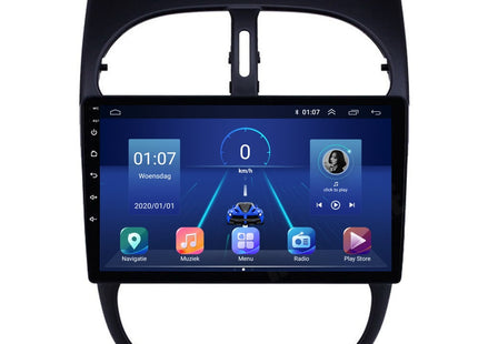 Peugeot 206 | 206 SW | 206 CC | Android 13 | Autoradio | 1998 t/m 2009 | CarPlay & Android Auto