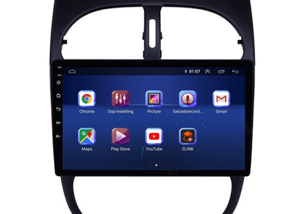 Peugeot 206 | 206 SW | 206 CC | Android 13 | Autoradio | 1998 t/m 2009 | CarPlay & Android Auto