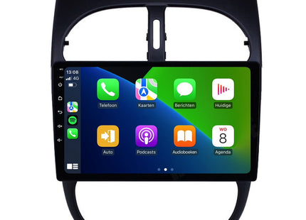 Peugeot 206 | 206 SW | 206 CC | Android 13 | Autoradio | 1998 t/m 2009 | CarPlay & Android Auto