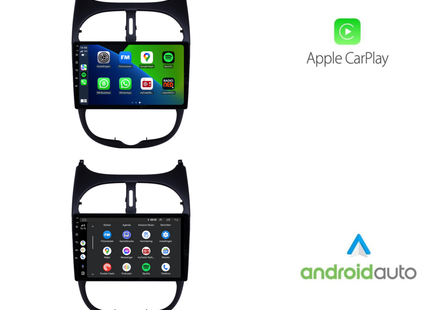 Peugeot 206 | 206 SW | 206 CC | Android 13 | Autoradio | 1998 t/m 2009 | CarPlay & Android Auto