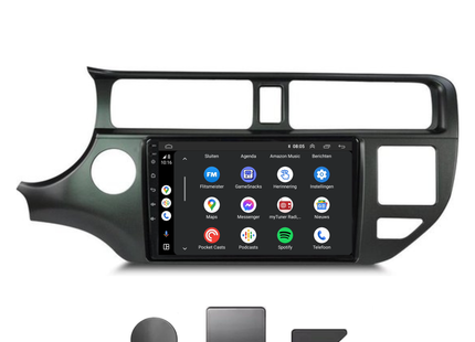 Kia Rio | Android 13 | Autoradio | 2011 t/m 2014 | CarPlay & Android Auto
