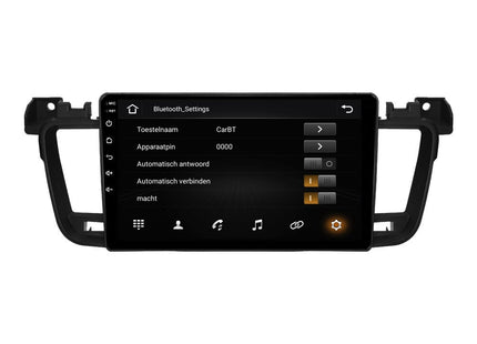 Peugeot 508 | Android 13 | Autoradio | 2011 t/m 2018 | CarPlay & Android Auto