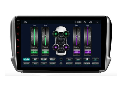 Peugeot 208 | 2008 | Android 13 | Autoradio | 2012 t/m 2019 | CarPlay & Android Auto