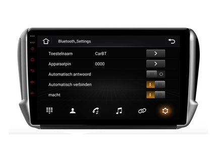 Peugeot 208 | 2008 | Android 13 | Autoradio | 2012 t/m 2019 | CarPlay & Android Auto