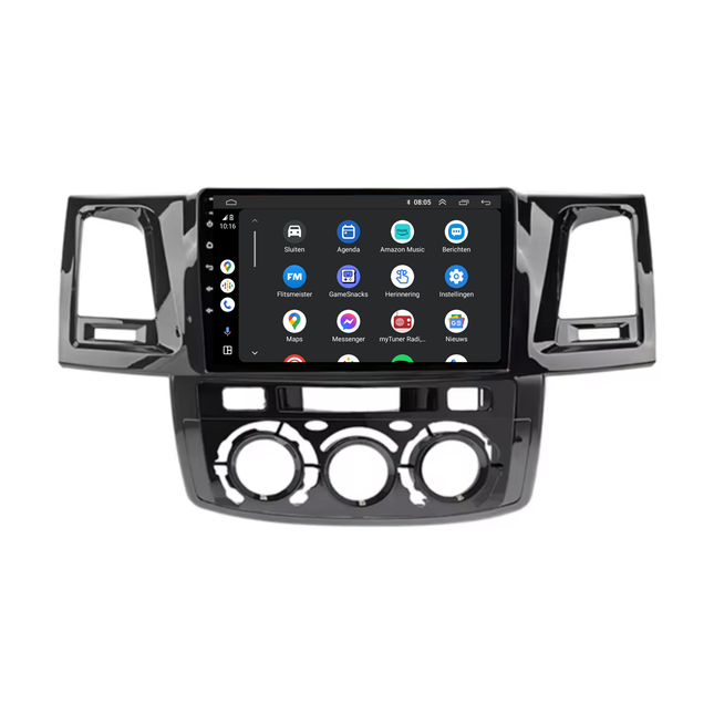 Toyota Hilux | Android 13 | Autoradio | 2008 t/m 2016 | Carplay & Android Auto