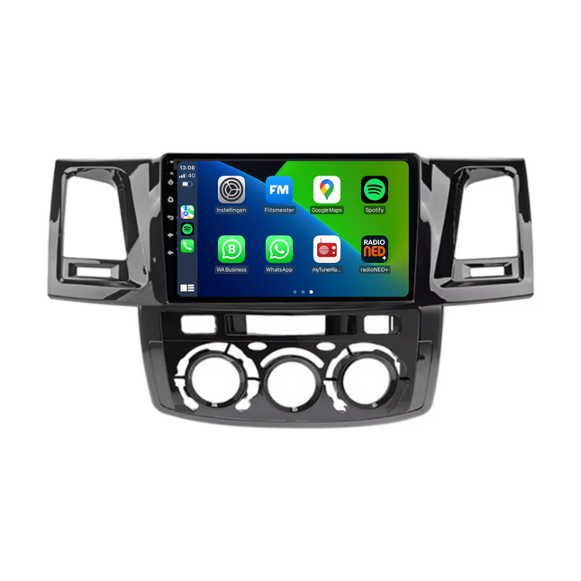 Toyota Hilux | Android 13 | Autoradio | 2008 t/m 2016 | Carplay & Android Auto