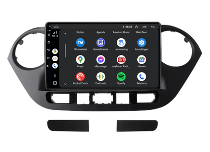 Hyundai i10  | Android 13 | Autoradio | 2014 t/m 2017 | Carplay & Android Auto