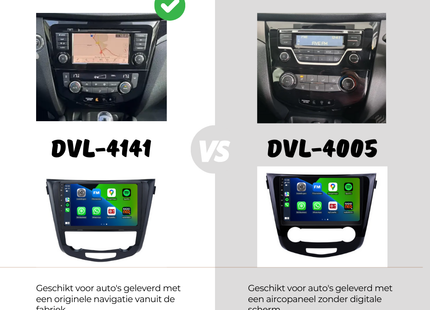 Nissan Qashqai | X-Trail | Android 13 | Autoradio |  2014 t/m 2021 | Carplay & Android Auto