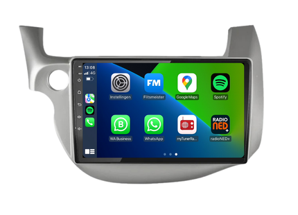 Honda Jazz CarPlay | Android 13 | Autoradio | 2009 t/m 2015 | Carplay & Android Auto