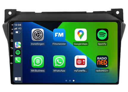 Suzuki Alto | Android 13 | Autoradio | 2008 t/m 2016 | Carplay & Android Auto