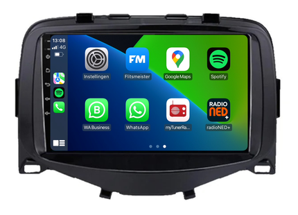 Peugeot 108 | Android 13 | Autoradio | 2014 t/m 2021 | CarPlay & Android Auto