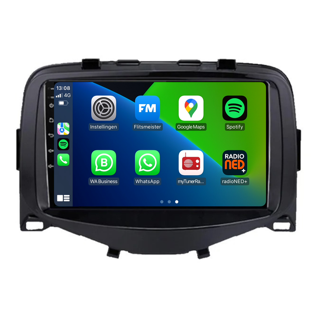 Peugeot 108 | Android 13 | Autoradio | 2014 t/m 2021 | CarPlay & Android Auto