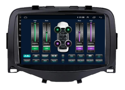 Peugeot 108 | Android 13 | Autoradio | 2014 t/m 2021 | CarPlay & Android Auto