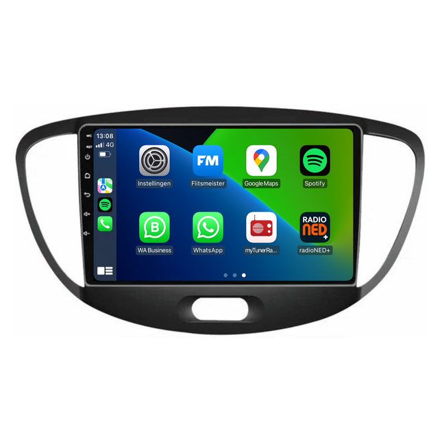 CarPlay Hyundai i10 | Android 13 | Autoradio | 2008 t/m 2013 | Carplay & Android Auto