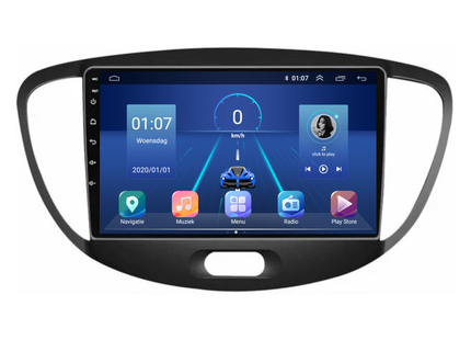 CarPlay Hyundai i10 | Android 13 | Autoradio | 2008 t/m 2013 | Carplay & Android Auto