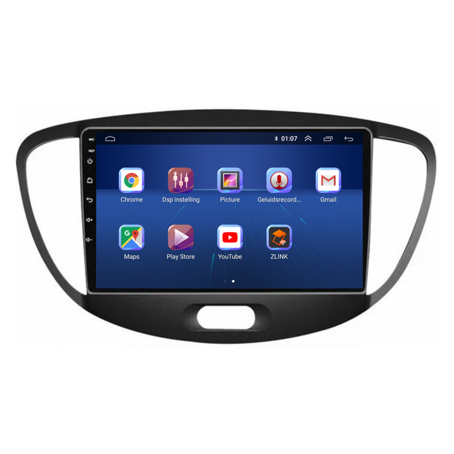 CarPlay Hyundai i10 | Android 13 | Autoradio | 2008 t/m 2013 | Carplay & Android Auto