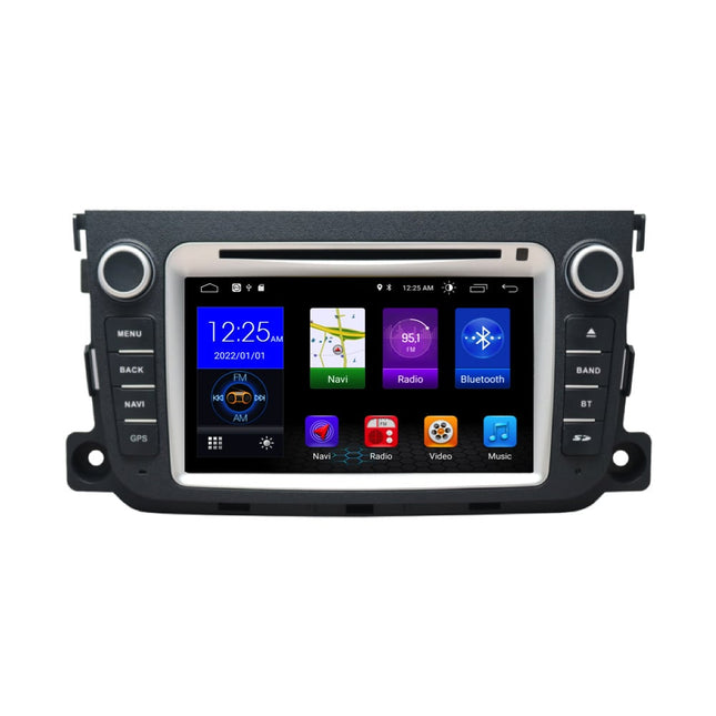Smart Fortwo | CarPlay & Android Auto | autoradio | 2011 t/m 2015 | Android 13 | 4+64GB