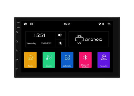 2-din autoradio | 32GB | Android 13 | 7 INCH | DVL-87357
